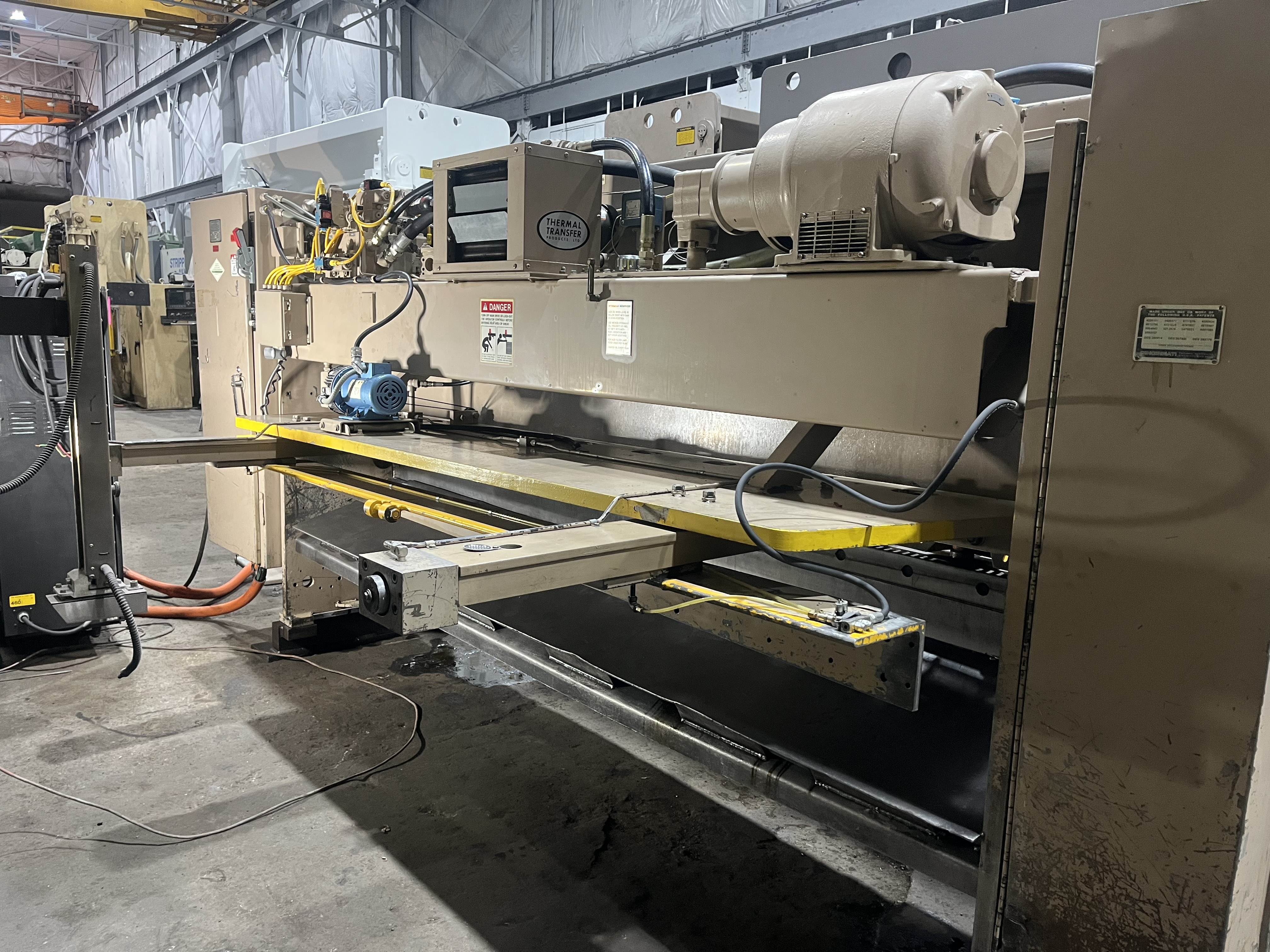 1/4” X 10’ Cincinnati Model 250HS10 Hydraulic Power Squaring Shear 